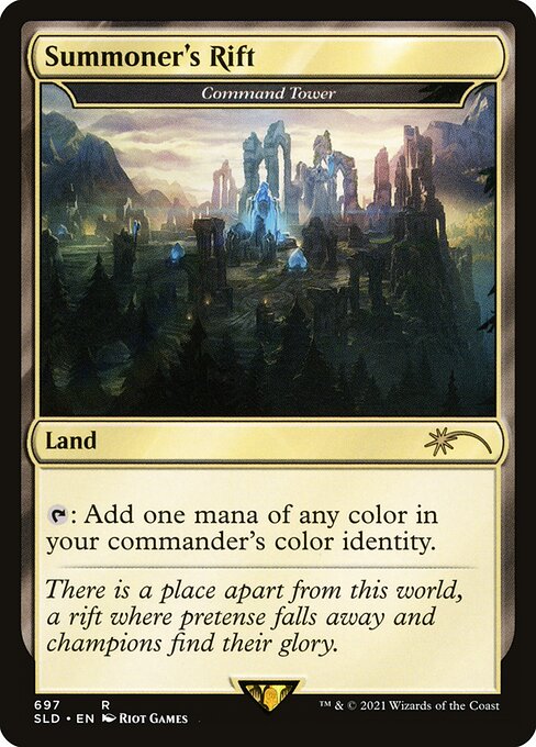Summoner's Rift《統率の塔/Command Tower》 [Secret Lair] [FOIL]