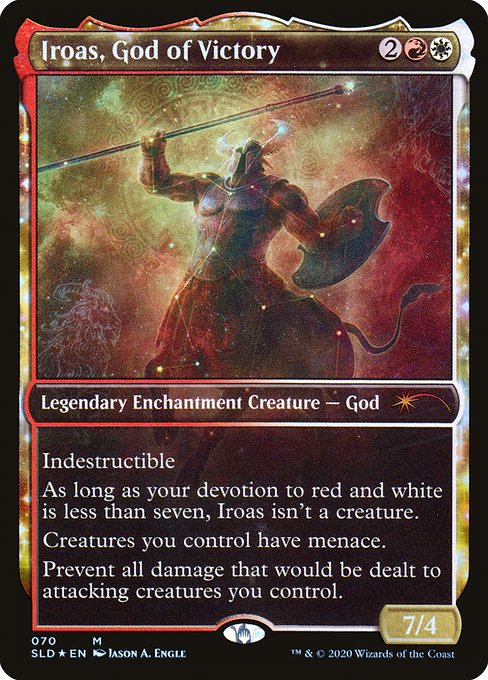 勝利の神、イロアス/Iroas, God of Victory [Secret Lair] [FOIL]