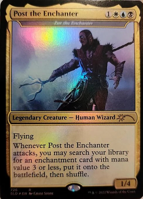 Post the Enchanter 《結界師ズアー/Zur the Enchanter》 [FOIL]
