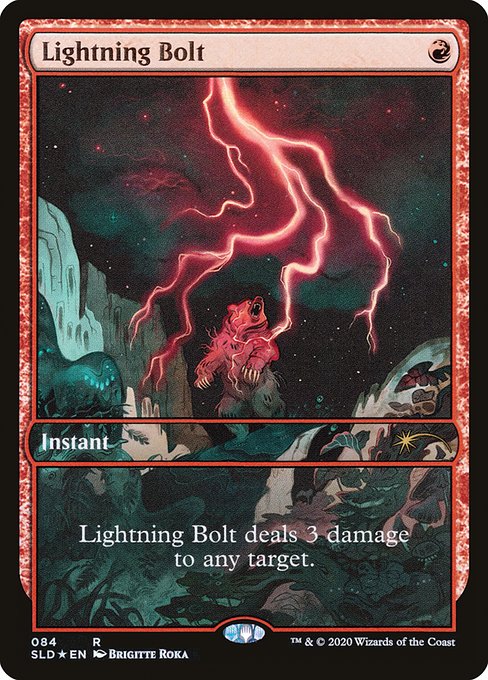 稲妻/Lightning Bolt (084) [Secret Lair] [FOIL]