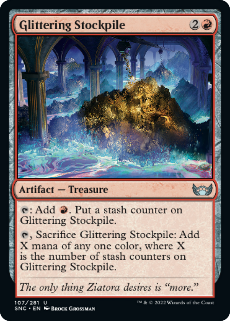 輝く備蓄品/Glittering Stockpile [SNC] [FOIL]