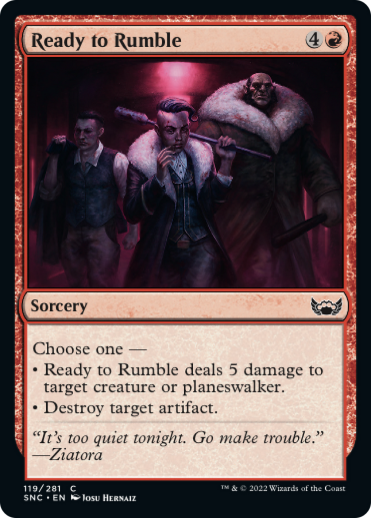 喧嘩上等/Ready to Rumble [SNC] [FOIL]