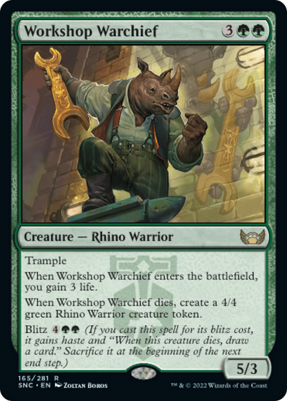 作業場の戦長/Workshop Warchief [SNC] [FOIL]