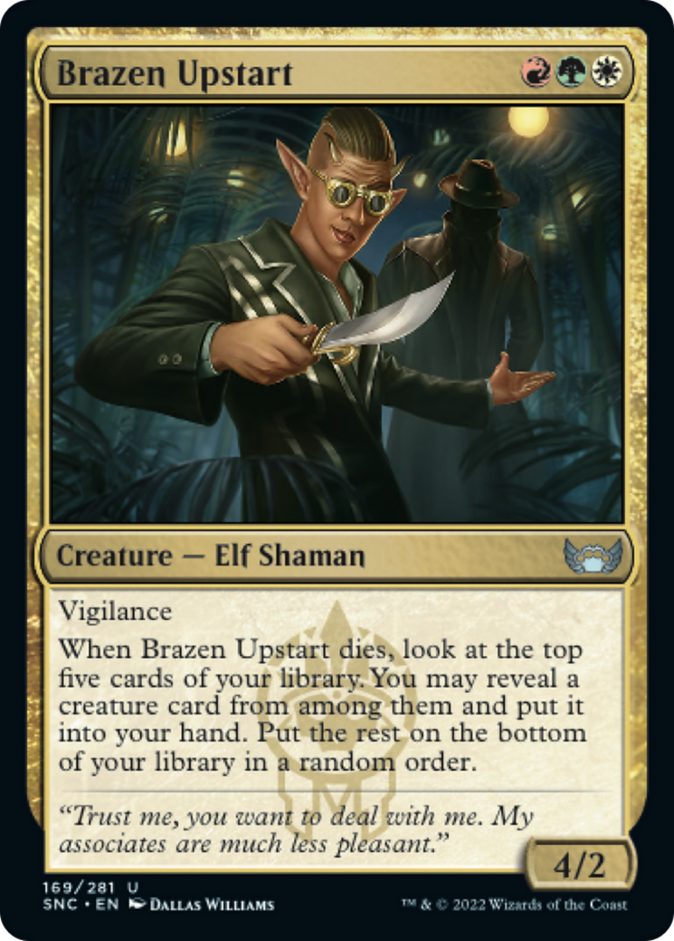 厚顔な成り上がり/Brazen Upstart [SNC] [FOIL]