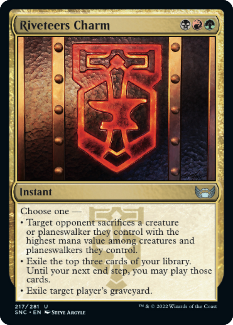 土建組一家の魔除け/Riveteers Charm [SNC] [FOIL]