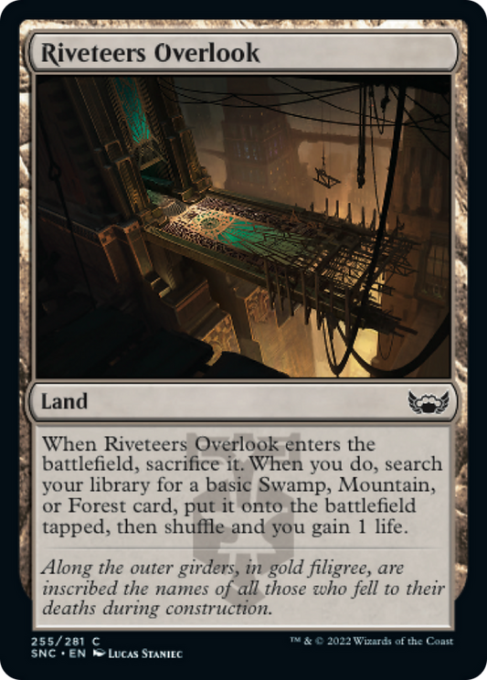 土建組一家の監督所/Riveteers Overlook [SNC] [FOIL]