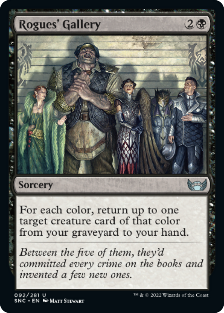 悪党の展示場/Rogues' Gallery [SNC]
