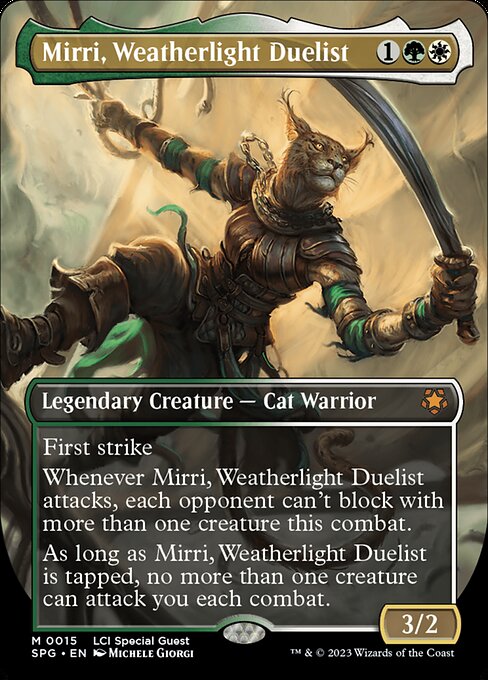 ウェザーライトの決闘者、ミリー/Mirri, Weatherlight Duelist [SPG] [FOIL]