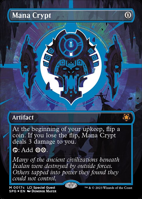 魔力の墓所/Mana Crypt [SPG] [FOIL][ネオンインク][青][017c]