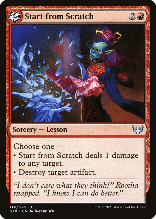 ご破算/Start from Scratch [STX] [FOIL]