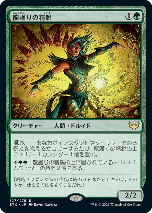 龍護りの精鋭/Dragonsguard Elite [STX] [FOIL]