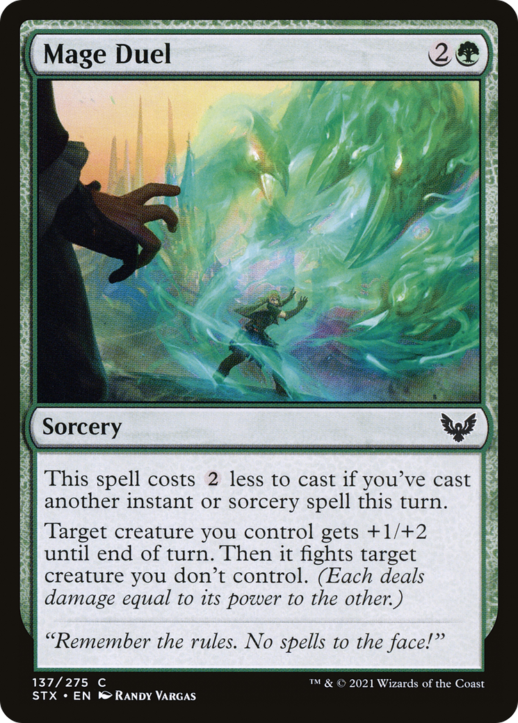 魔道士の決闘/Mage Duel [STX] [FOIL]