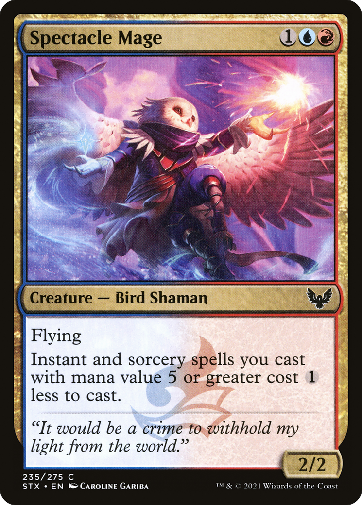 壮大な魔道士/Spectacle Mage [STX] [FOIL]