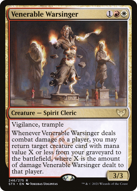 尊い戦歌い/Venerable Warsinger [STX]