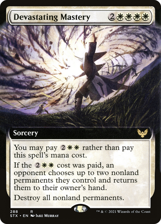 壊滅の熟達/Devastating Mastery [STX-BF][拡張アート] [FOIL]