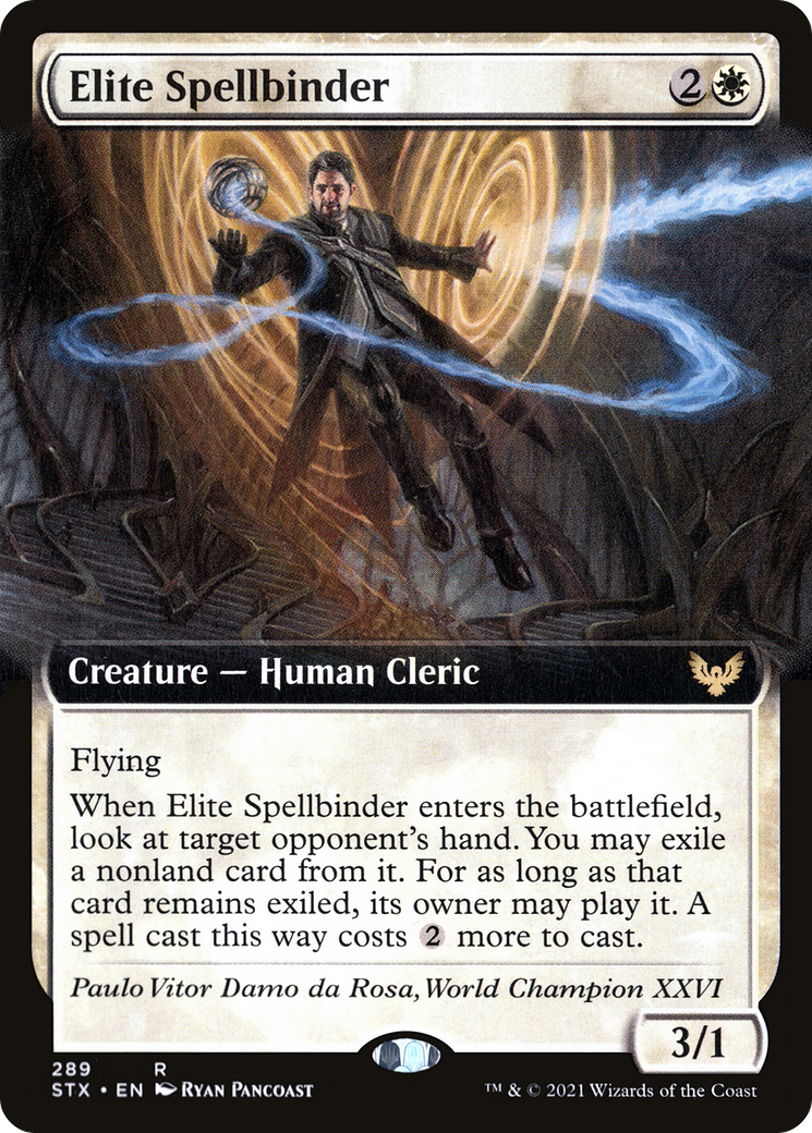 精鋭呪文縛り/Elite Spellbinder [STX-BF][拡張アート]