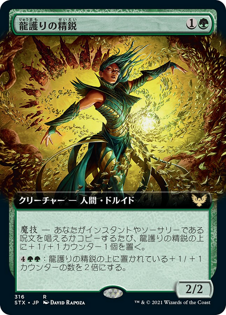 龍護りの精鋭/Dragonsguard Elite [STX-BF][拡張アート]