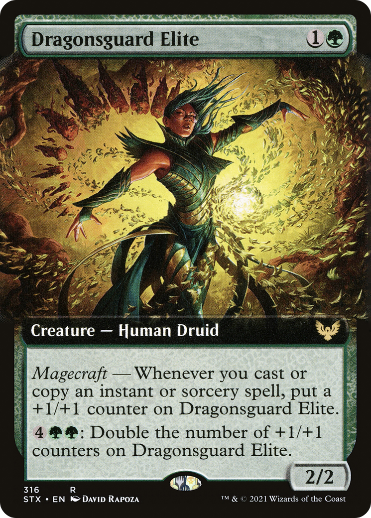 龍護りの精鋭/Dragonsguard Elite [STX-BF][拡張アート]
