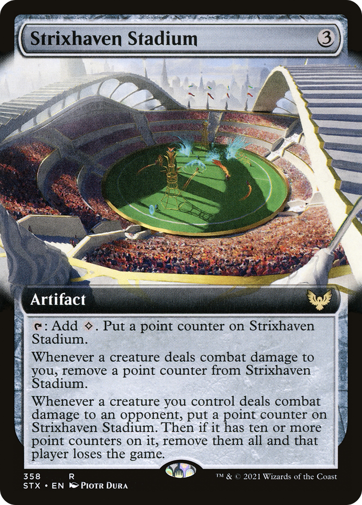 ストリクスヘイヴンの競技場/Strixhaven Stadium [STX-BF][拡張アート]