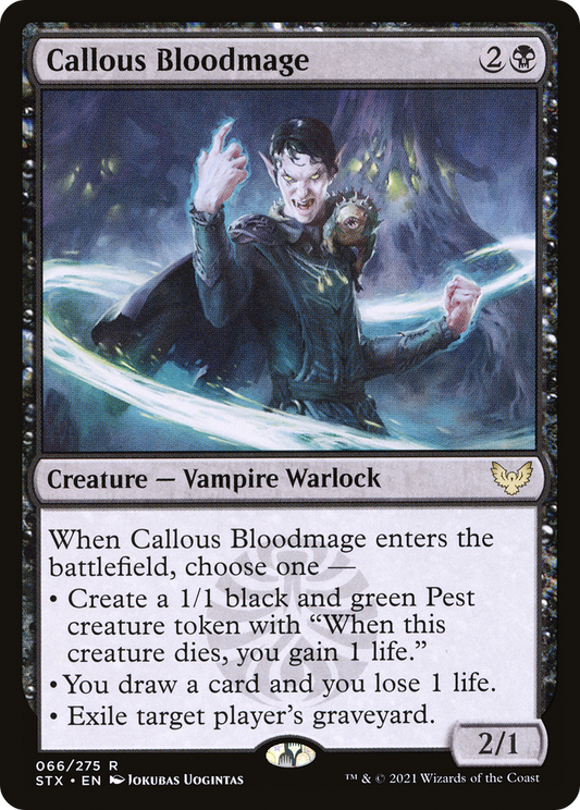 無神経な血魔道士/Callous Bloodmage [STX]