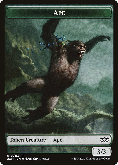類人猿トークン/Ape Token [2XM] [FOIL]
