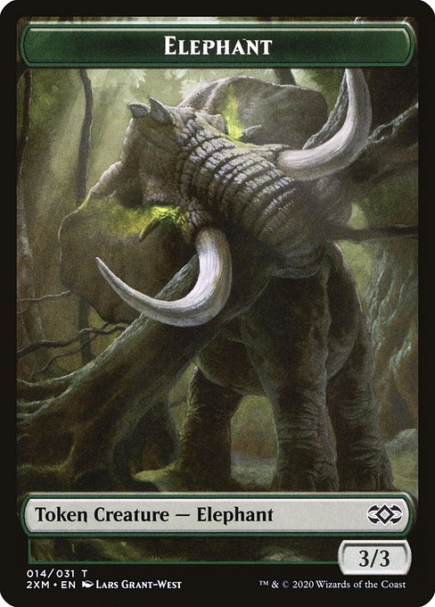 象トークン/Elephant Token [2XM]