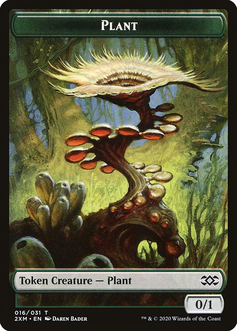 植物トークン/Plant Token [2XM] [FOIL]