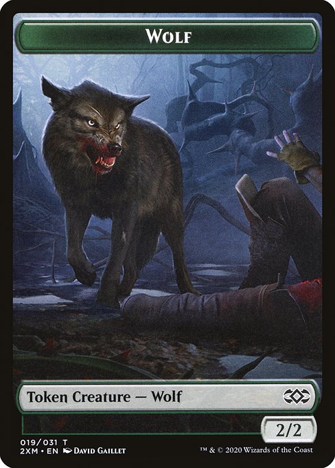 狼トークン/Wolf Token [2XM]