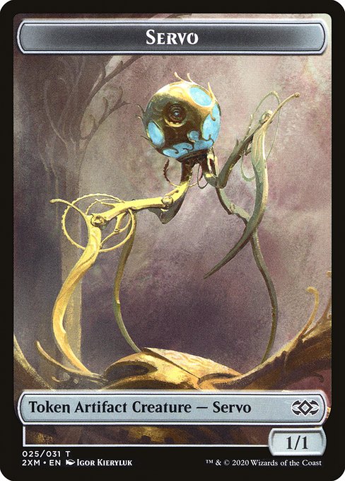 霊気装置トークン/Servo Token [2XM] [FOIL]