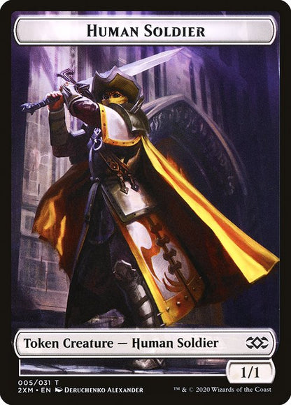 人間・兵士トークン/Human Soldier Token [2XM]