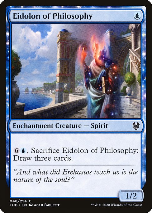 哲学の幻霊/Eidolon of Philosophy [THB] [FOIL]