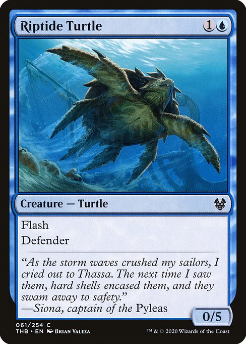 激浪の亀/Riptide Turtle [THB] [FOIL]