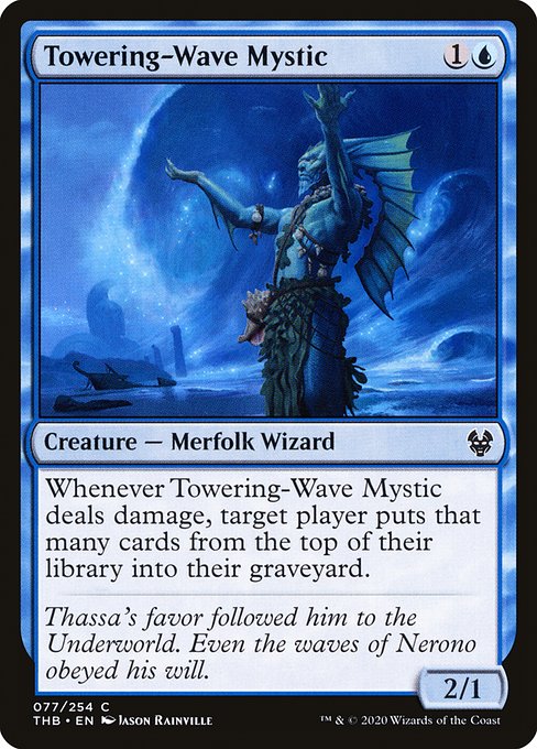 高波の神秘家/Towering-Wave Mystic [THB] [FOIL]