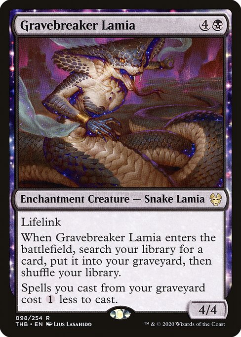 墓破りのラミア/Gravebreaker Lamia [THB]
