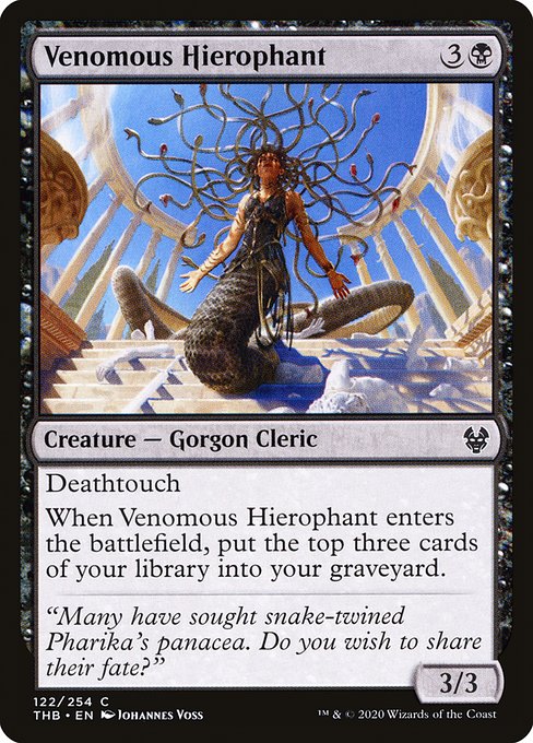 毒の秘義司祭/Venomous Hierophant [THB]