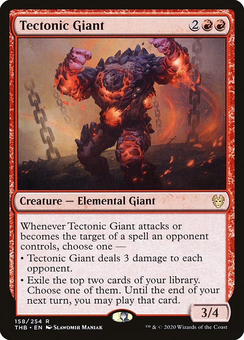 地盤の巨人/Tectonic Giant [THB] [FOIL]