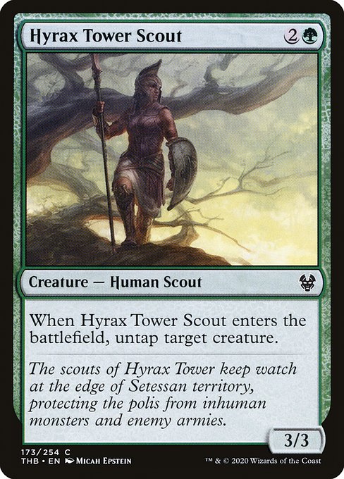 ハイラックス塔の斥候/Hyrax Tower Scout [THB] [FOIL]