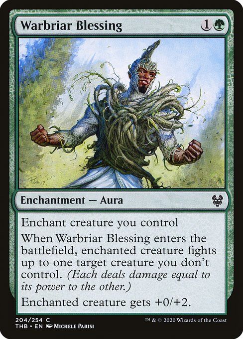 戦茨の恩恵/Warbriar Blessing [THB]