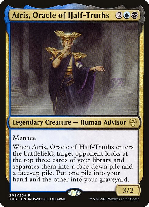 半真実の神託者、アトリス/Atris, Oracle of Half-Truths [THB] [プレリリース] [FOIL]