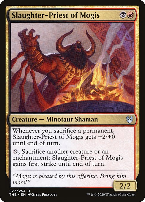 モーギスの殺戮神官/Slaughter-Priest of Mogis [THB]