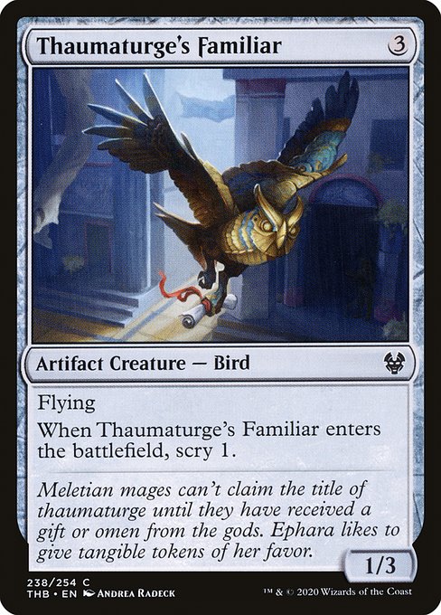 秘術師の使い魔/Thaumaturge's Familiar [THB]