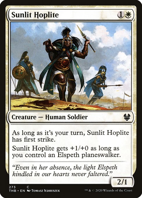栄光の重装歩兵/Sunlit Hoplite [THB-PW]