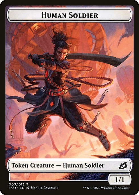 人間・兵士トークン/Human Soldier Token（003） [IKO]