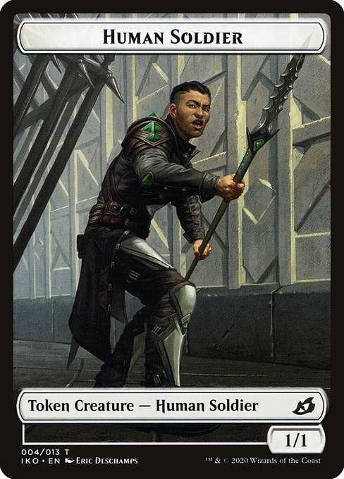 人間・兵士トークン/Human Soldier Token（004） [IKO]