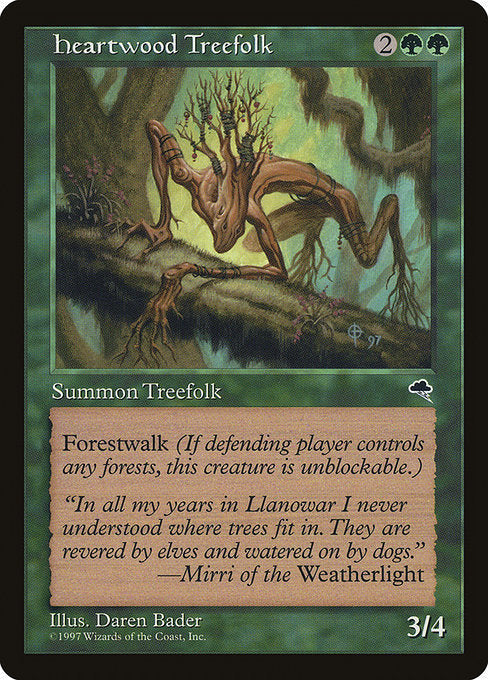 ハートウッド・ツリーフォーク/Heartwood Treefolk [TMP]