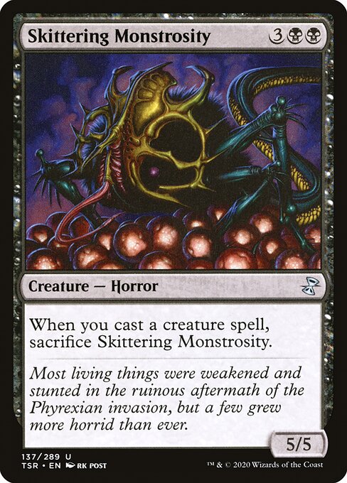 走り回る大怪物/Skittering Monstrosity [TSR] [FOIL]