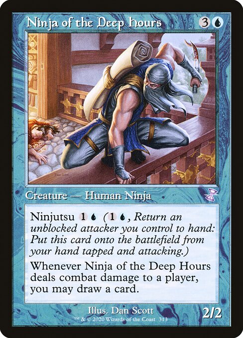 深き刻の忍者/Ninja of the Deep Hours [TSR] [FOIL]