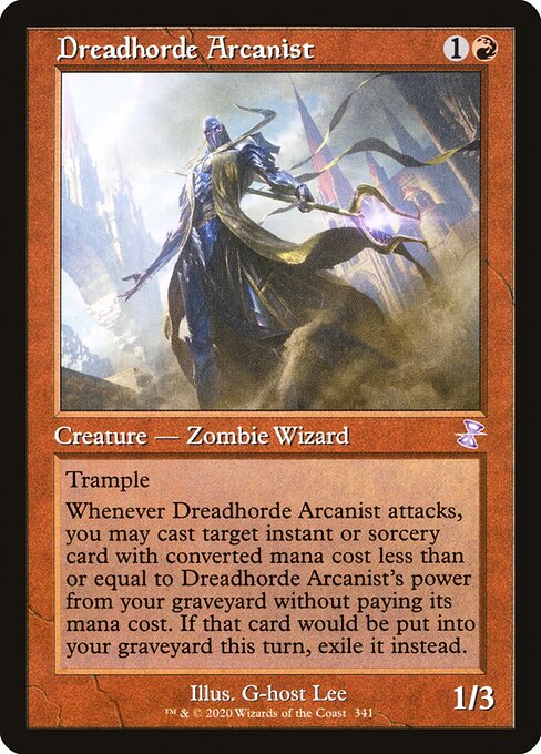 戦慄衆の秘儀術師/Dreadhorde Arcanist [TSR]