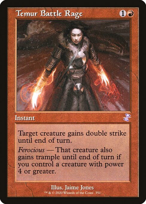 ティムールの激闘/Temur Battle Rage [TSR]