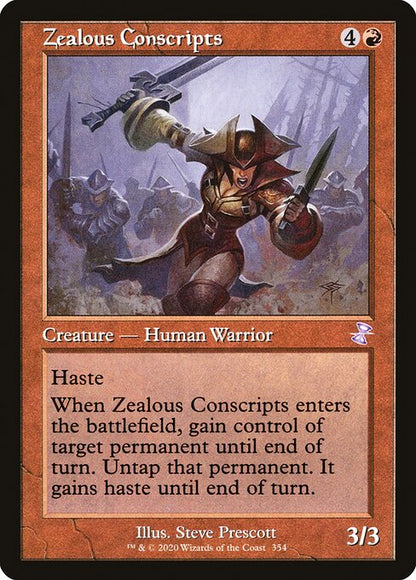 士気溢れる徴集兵/Zealous Conscripts [TSR] [FOIL]